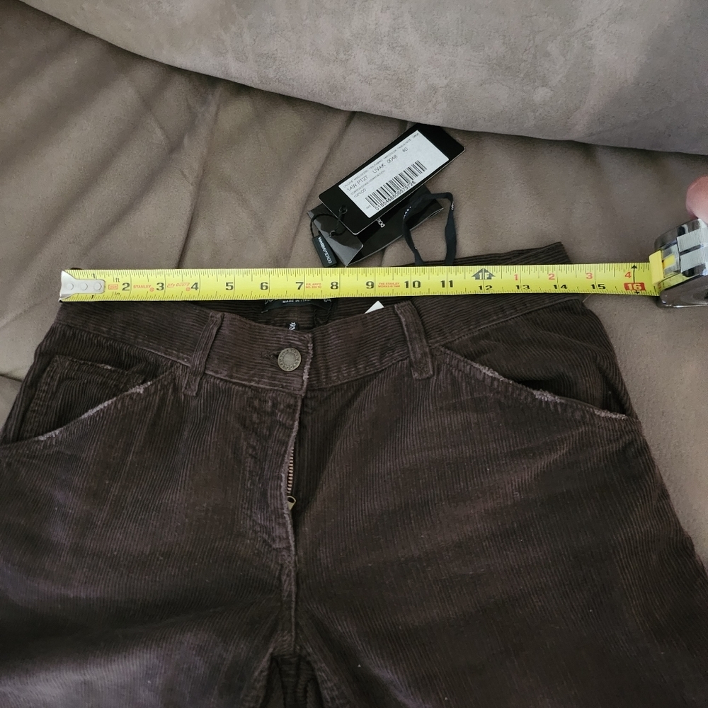 Dolce & Gabbana corduroy pants size 40 NEW - Picture 2 of 9